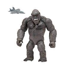 King kong vs indominus rex? Monsterverse Godzilla Vs Kong Hollow Earth Kong Mit Fighter Jet Smyths Toys Superstores