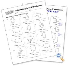 Calculating Area Perimeter Area And Perimeter Worksheets Perimeter Worksheets Area And Perimeter