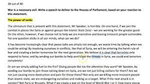Translate the instructions into english. Writing To Persuade Aqa Paper 2 Question 5 A Student S 28 40 Answer Youtube