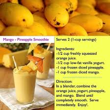 Mango Pineapple Smoothie Recipe Healthful Diet And Nutrition Pineapple Smoothie Recipes Diet Smoothie Recipes Mango Pineapple Smoothie
