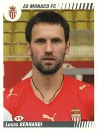 Ucl third round, first leg: Lucas Bernardi As Monaco Fc Foot 2009 Saison 2008 2009 France Sticker 275