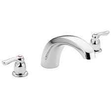 Maybe your tub is getting stained, and you want to stop it getting worse. Moen Chateau Roman Tub Faucet Two Handle Chrome Valve Sold Separately T990 Rona