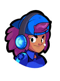 All content must be directly related to brawl stars. Star Shelly Portrait Brawlstars
