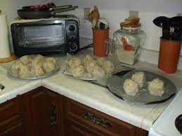 A Recipe For Kumla Norwegian Potato Balls Made With Potatoes Garlic Salt Pork Salt Kumla Recipe Stuffed Potato Balls Recipes