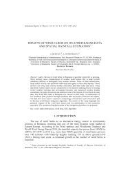 Check spelling or type a new query. Pdf Impacts Of Wind Farms On Weather Radar Data And Spatial Rainfall Estimation