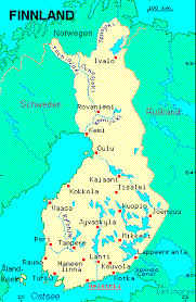 Finnland karte zeigt die umliegenden l?nder mit internationalen grenzen, grenzbereiche zusammen mit ihren hauptst?dten und der bundeshauptstadt. Landkarte Finnland Transpatent