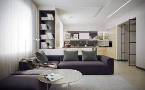5 Ideas For A One Bedroom Apartment With Study Includes Floor Plans Interior Design Bedroom Living Room Interior Home