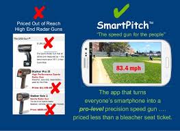 Amazing patented speed sensing technology activates the smart ball radar when it's thrown and computes its speed when it's caught. Smartpitch Lets Anyone With A Smartphone Have A Pro Level Radar Gun