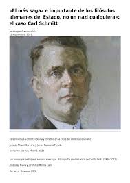 PDF) «El más sagaz e importante de los filósofos alemanes del Estado, no un  nazi cualquiera»: el caso Carl Schmitt