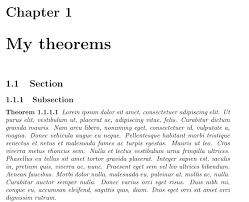Theorem Numbering As Chapter Section Subsection Theorem Number Tex Latex Stack Exchange