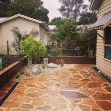 Castlemaine Slate Crazy Paving Outdoor Flooring Patio Outdoor Decor