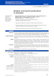 Check spelling or type a new query. Pdf Emitter And Tourist Destination In Romania Caciora Tudor Academia Edu