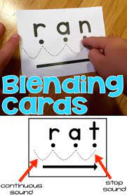 Blending Cards For Early Readers Blending Cards Phonics Activities Early Readers
