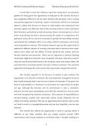 If it's a narrative paper, i will just sit down and start writing because there really isn't anything to research. Individual Reflective Report Examples Individual Reflective Report Essay