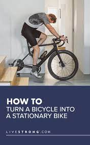 They can hold tons of weight (literally), so they are very sturdy. How To Turn A Bicycle Into A Stationary Bike Livestrong Com Biking Workout Cycling Workout Bicycle Workout