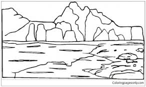 You can draw directly, print it on paper or download the computer to draw. Stunning Mountain Coloring Pages Nature Seasons Coloring Pages Coloring Pages For Kids And Adults