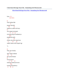 Fastest Chord Iwan Fals