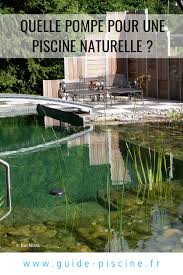 quelle pompe pour une piscine naturelle guide piscine fr piscine naturelle piscine construire une piscine