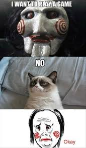 Grumpy Cat I Want To Play A Game Dump A Day Grumpy Cat Meme Grumpy Cat Funny Grumpy Cat Memes