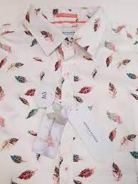 Cactus man ricky singh hawaiian shirt 100% cotton $20 $0 size: Denim Flower Ricky Singh Slim Fit Button Front Short Sleeve Shirt M L Rare Denim Flowers Button Front Shorts Short Sleeve Shirt