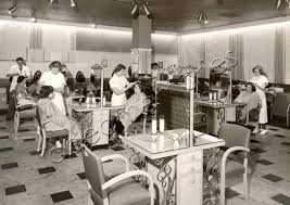 1950 Opening Day Of The Shergis Salon In John Martins Department Store Rundle Mall Adelaide South Australia Vintage Salon Vintage Beauty Salon Salons
