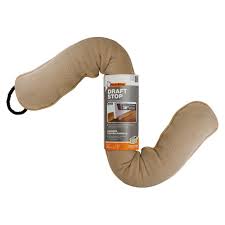 These will help you insulate this door draft stopper is excellent in reducing noise, smells, light, etc as it comes with a nice pattern and thick foam inside it. Frost King Designer Cloth Draft Seal Ds4 36 The Home Depot