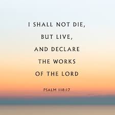 I Shall Not Die But Live Bible Quotes Psalms Psalms Psalm 118