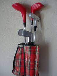 Vintage Child S Golf Clubs From The 1960s Plaid Etsy Golf Clubs Vintage Golf Best Golf Clubs