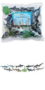 Animals And Nature 31744 Sharks Bulk Bag Mini Figures Safari Ltd New Toys Educational Figurines Kids Buy It Now Only Mini Figures Farm Animal Toys New Toys