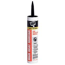 / can be placed directly on wooden deck; Dap 10 1 Oz Black High Heat Mortar Sealant 12 Pack 7079818854 The Home Depot