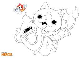 Coloriages Yo Kai Watch Coloriez Jibanyan Et Whisper Mandala Coloring Pages Outline Drawings Kai