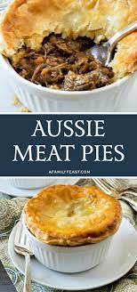 Aussie Meat Pies Are Filled With Beef And Vegetables In A Rich And Delicious Gravy The Entire Family Is Sure To L Australian Meat Pie Meat Pie Meat Pie Recipe