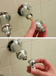 If your bathtub faucet is old or broken, you can easily replace it with a new one all by yourself. How To Repair A Leaky Shower Or Tub Faucet Pretty Handy Girl