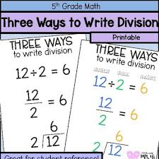 Three Ways To Write Division Anchor Chart By Math With Ms Yi