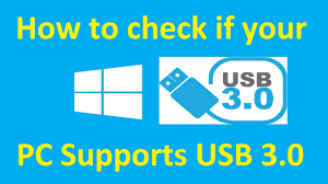 The quickest way to learn what ports your computer features is by physically examining your computer. How To Check If Your Pc Supports Usb 3 0 Howtosolveit Youtube