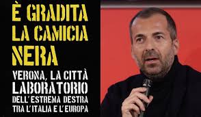 Paolo Berizzi presenta a Vicenza il suo libro "E' gradita la camicia nera"  con l'on. Moretti