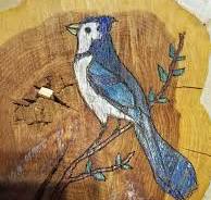 Inherited carved bird from 1942 by stepmom