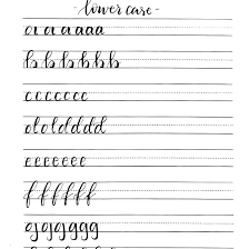 Brush lettering tutorials, free brush lettering practice sheets, free downloadable lowercase alphabet, free blank brush stroke practice sheet. 12 Free Hand Lettering Worksheets For Practice