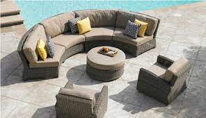 Cozumel Curved Sectional Patio Sectional Patio Seating Curved Patio