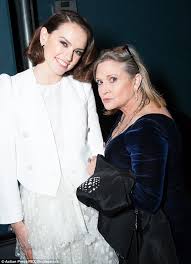 But rey herself, daisy ridley, apparently thought the answer was hiding in plain sight. Star Wars Actress Daisy Ridley Pays Tribute To Carrie Fisher Daily Mail Online