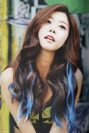 Kpophqpictures Hair Color Streaks Blue Hair Streaks Blue Hair Highlights