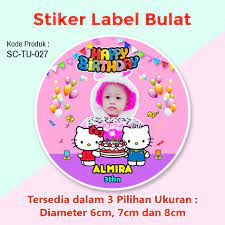 Tanyakan yang kurang jelas pada video?dekorasi kue ulang tahun simple tart hello kitty cake adalah judul video kali ini.jika bermanfaat silahkan like, share. Stiker Label Ulang Tahun Anak Sticker Tumpeng Mini Souvenir Hello Kitty Shopee Indonesia