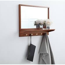A mirror is a must in an entryway: Parker Entryway Mirror With Shelf Overstock 31883348