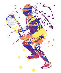 Tennis Spieler Kunst Illustration Geschenkidee Manner Premium T Shirt Spreadshirt Geschenkideen Tennis Tennisspieler