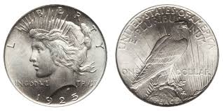 1925 Peace Silver Dollar Coin Value Prices Photos Info