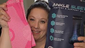 Amazon.com: Modvel Foot & Ankle Brace Socks for Sprained Ankle Compression  Sleeve