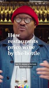 Sommelier @André H. Mack showed us how he designs a wine list for a  restaurant, starting with pricing by the bottle 🍷 His explanation of  pricing wine by the glass is