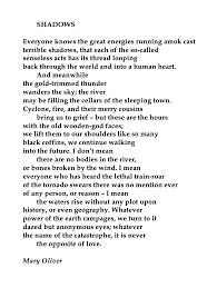 Mary Oliver 1935 2019 Shadows Mary Oliver Mary Oliver Poems Poems