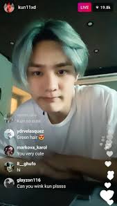 Pin By Gigi On Wayv In 2020 Green Hair Hair Dancer