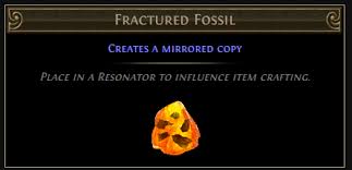 Poe Fractured Fossil Vs Mirror Service Use Drop Price